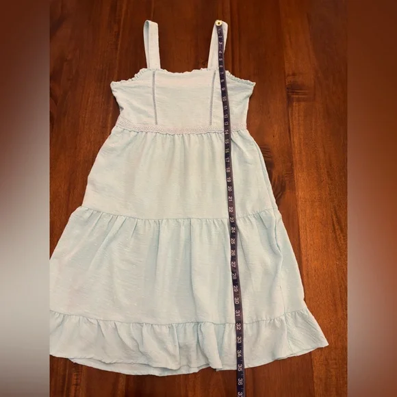 3/$12 Light Blue Summer Dress - Picture 3 of 4